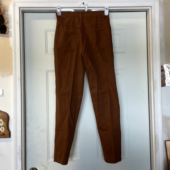 Juniors brown jeans by pasta size 6 - Picture 2 of 2